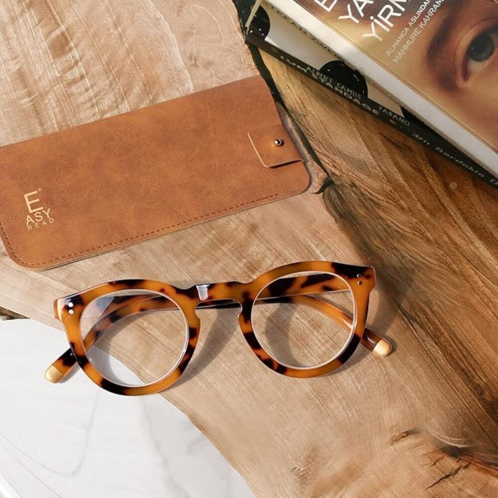 Round Blocking Reading Glasses